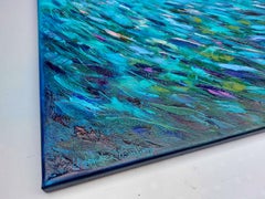 Sardines UNDERWATER PAINTING was created underwater at the depth of 7.1m