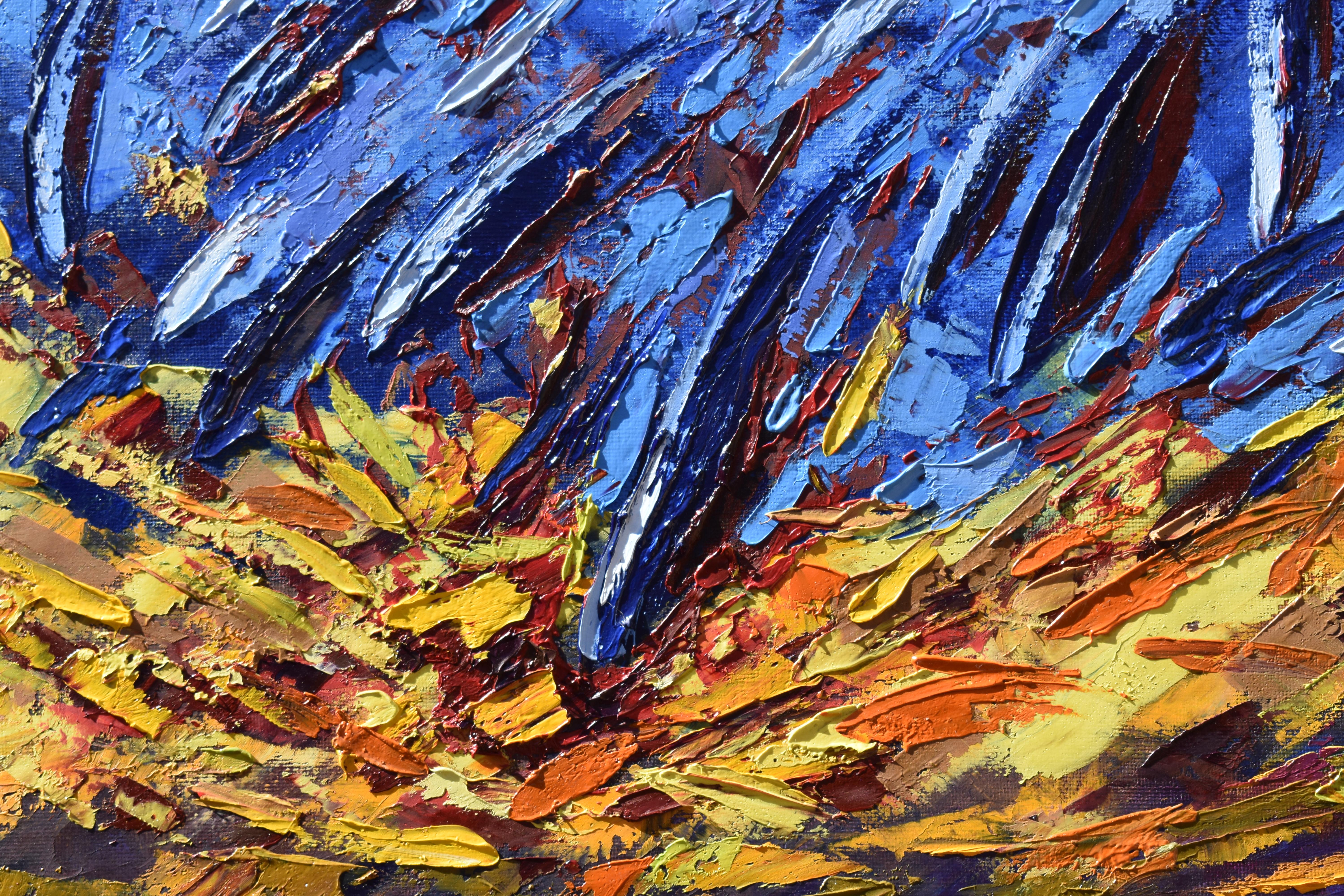 Scream Abstract Oil Painting Impasto Palette Knife Art For Sale 3