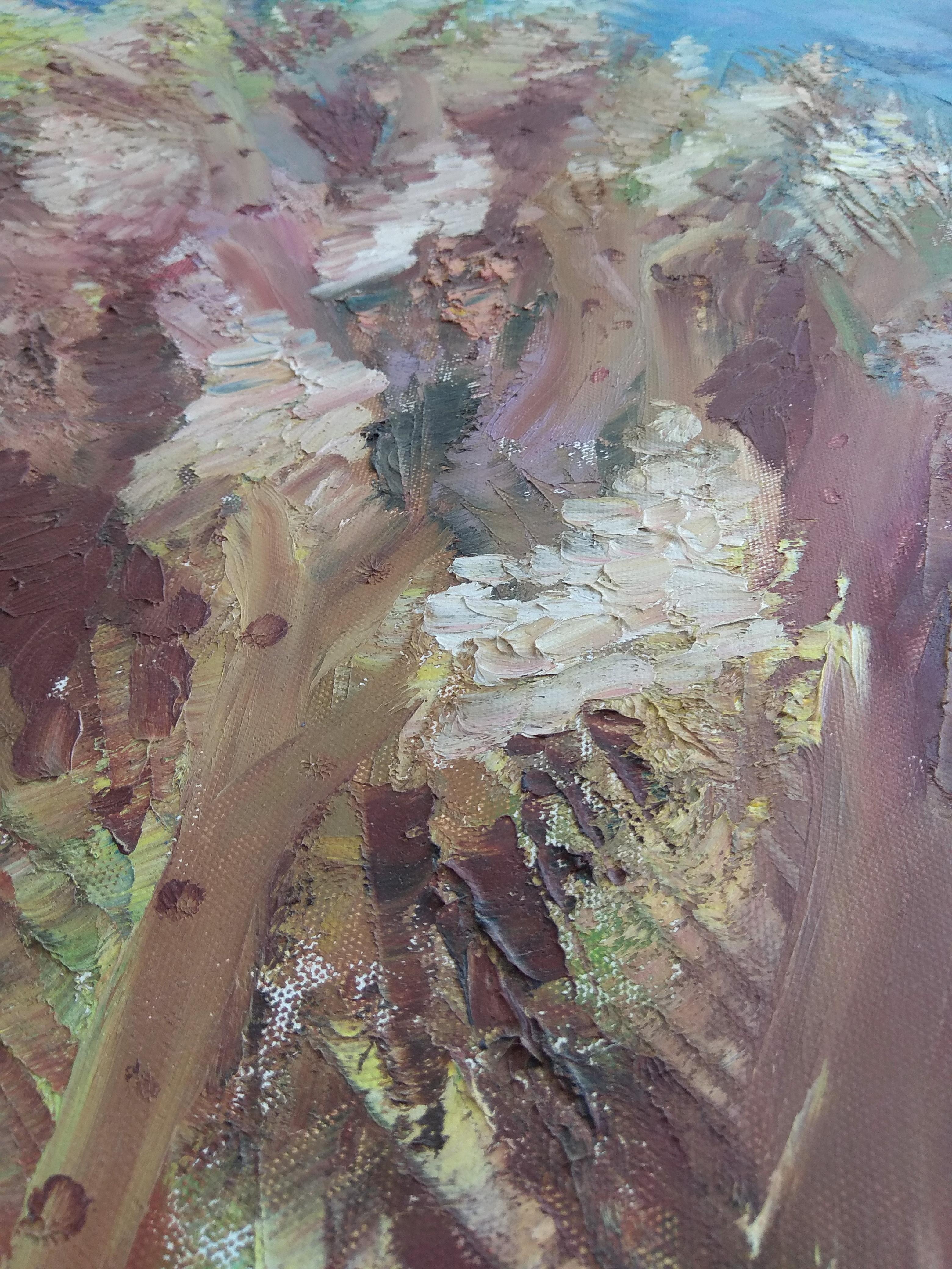 Soft Coral Underwater painting was created underwater at the depth of 11 meters For Sale 8