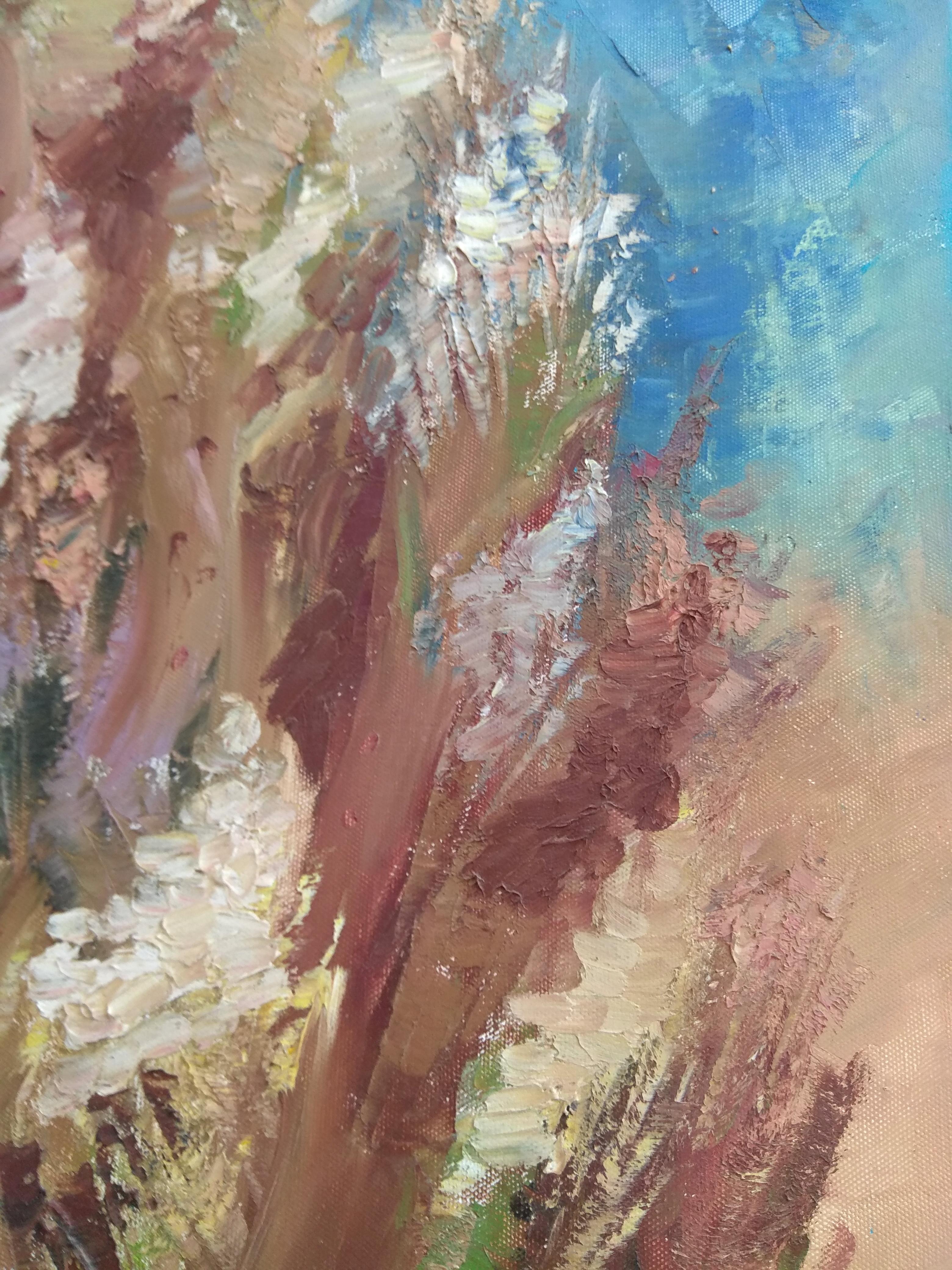 Soft Coral Underwater painting was created underwater at the depth of 11 meters For Sale 4