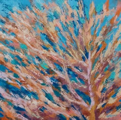 Used Soft Pink Coral Ocean Art 