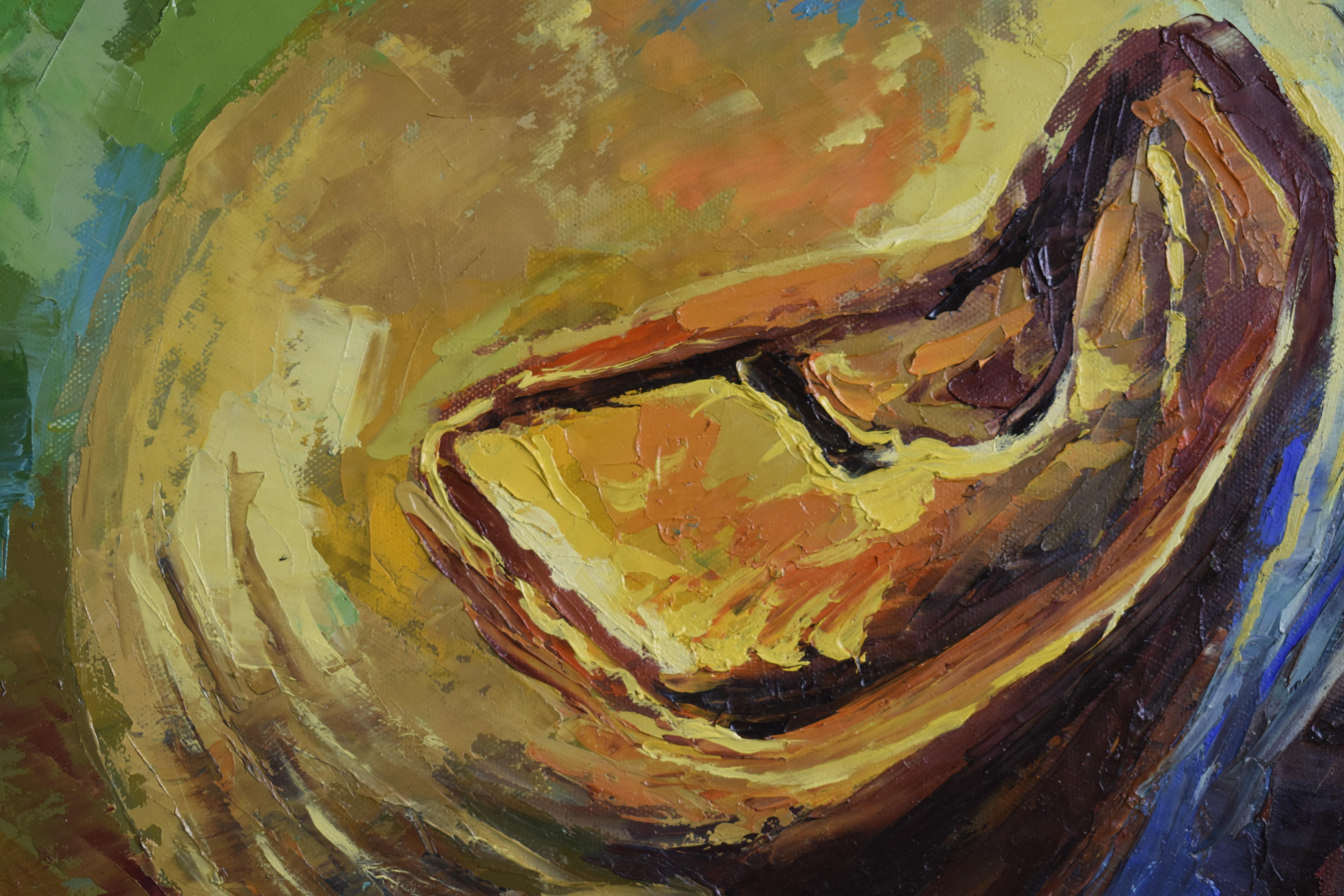 Pastinaca - Painting Astratto di Olga Nikitina