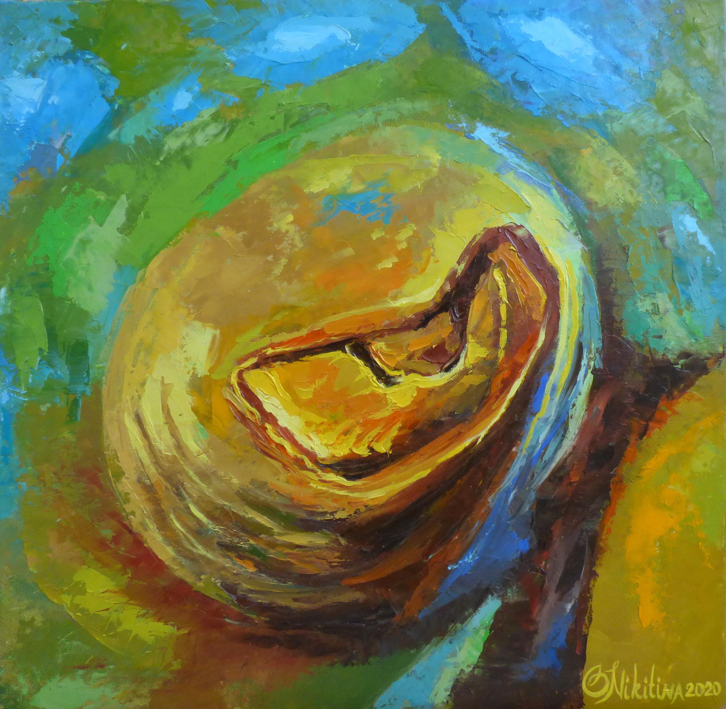 Animal Painting di Olga Nikitina - Pastinaca