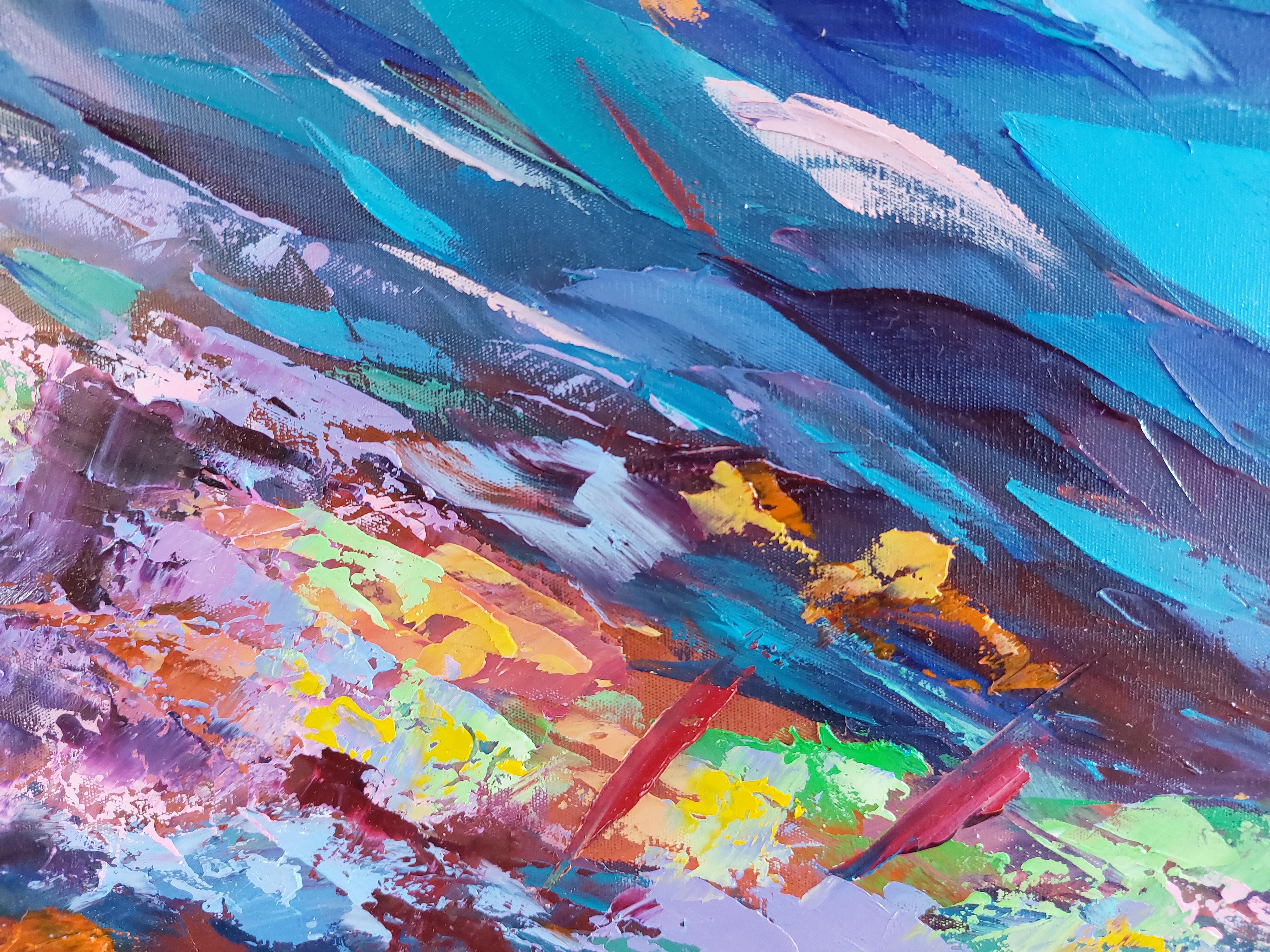 Korallenriff Gemälde von Olga Nikitina
Titel: Korallenriff
Größe:85x60cm
MATERIALIEN: Öl, Spannleinwand, Palettenmesser
Versand: Galerie-Standardverpackung, Expressversand mit Tracking-Nummer.

Dieses fesselnde Ölgemälde auf Leinwand von Olga