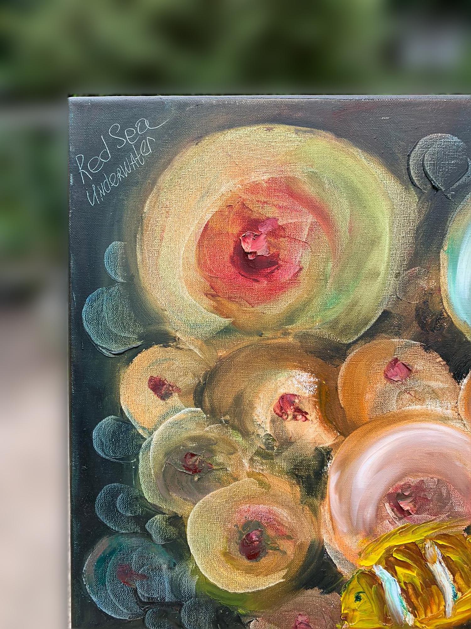 BURBUJAS  se hizo bajo el agua - Painting de Olga Nikitina