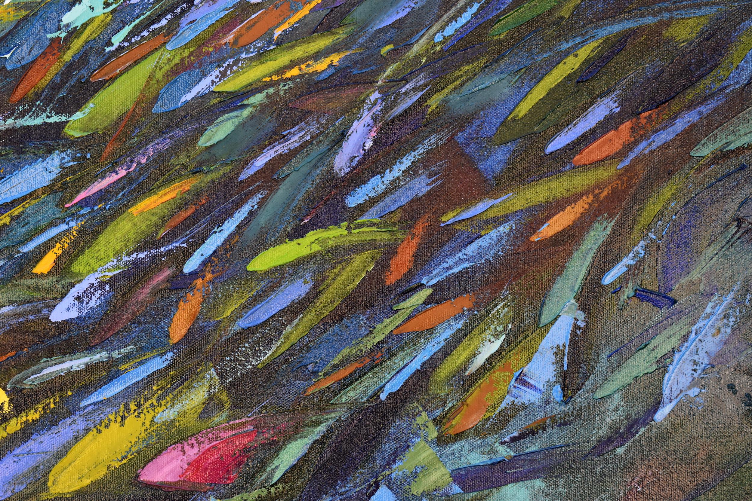 abstract painting fish