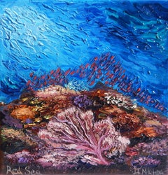 Pink Coral Underwater Art