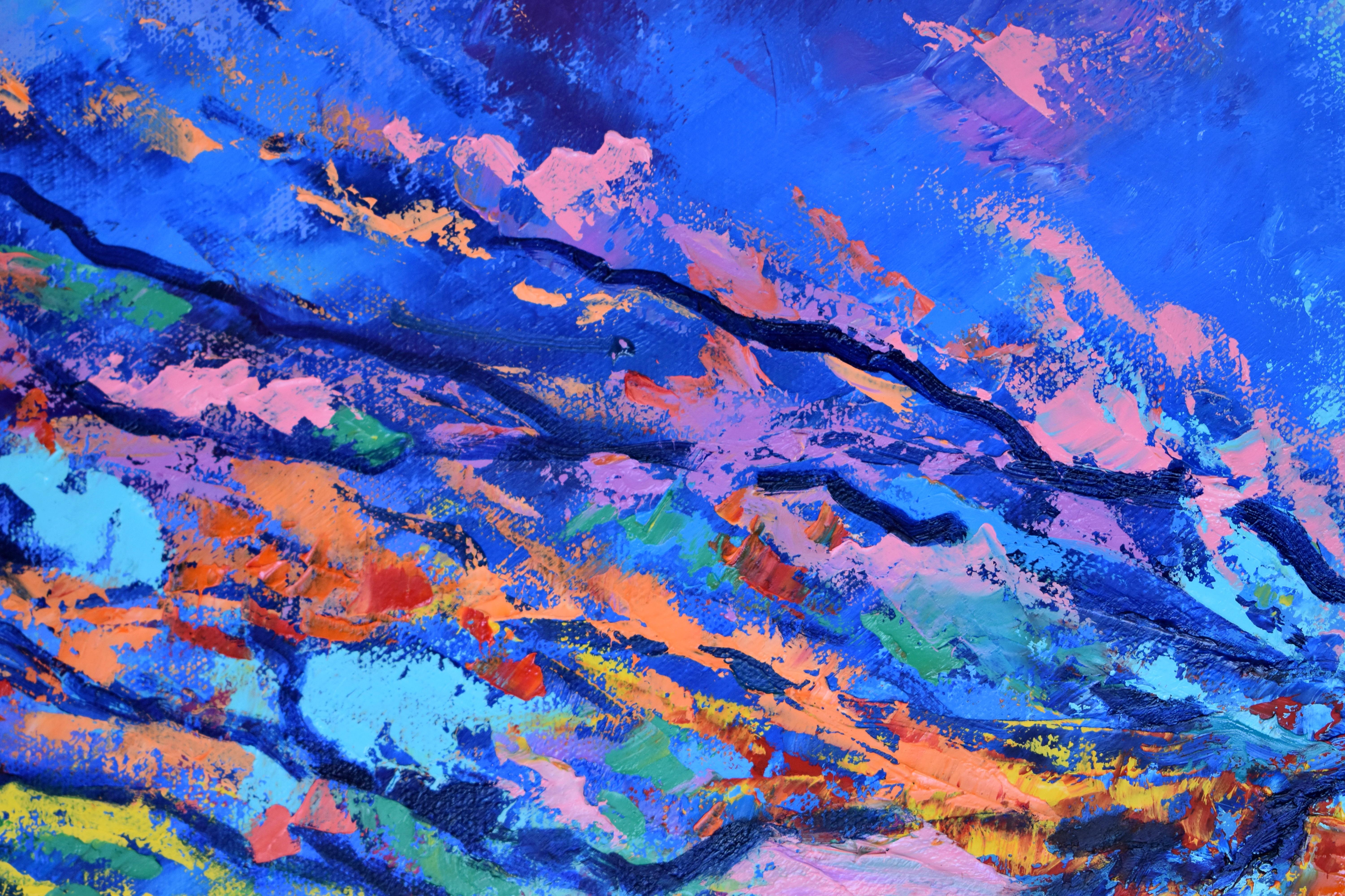 Woman Universe Giclee Print of Original Oil Painting For Sale 1