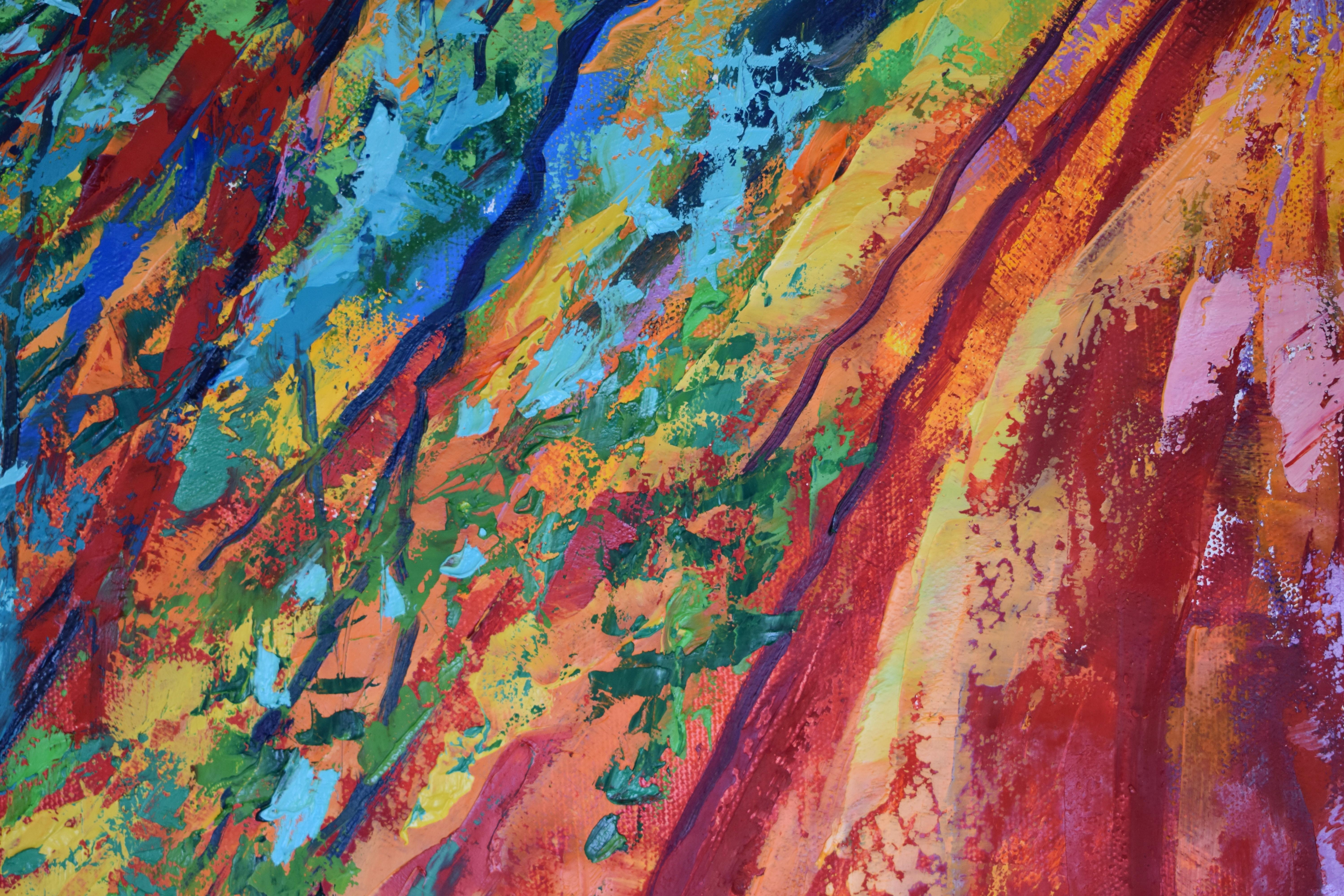 Woman Universe Giclee Print of Original Oil Painting For Sale 3