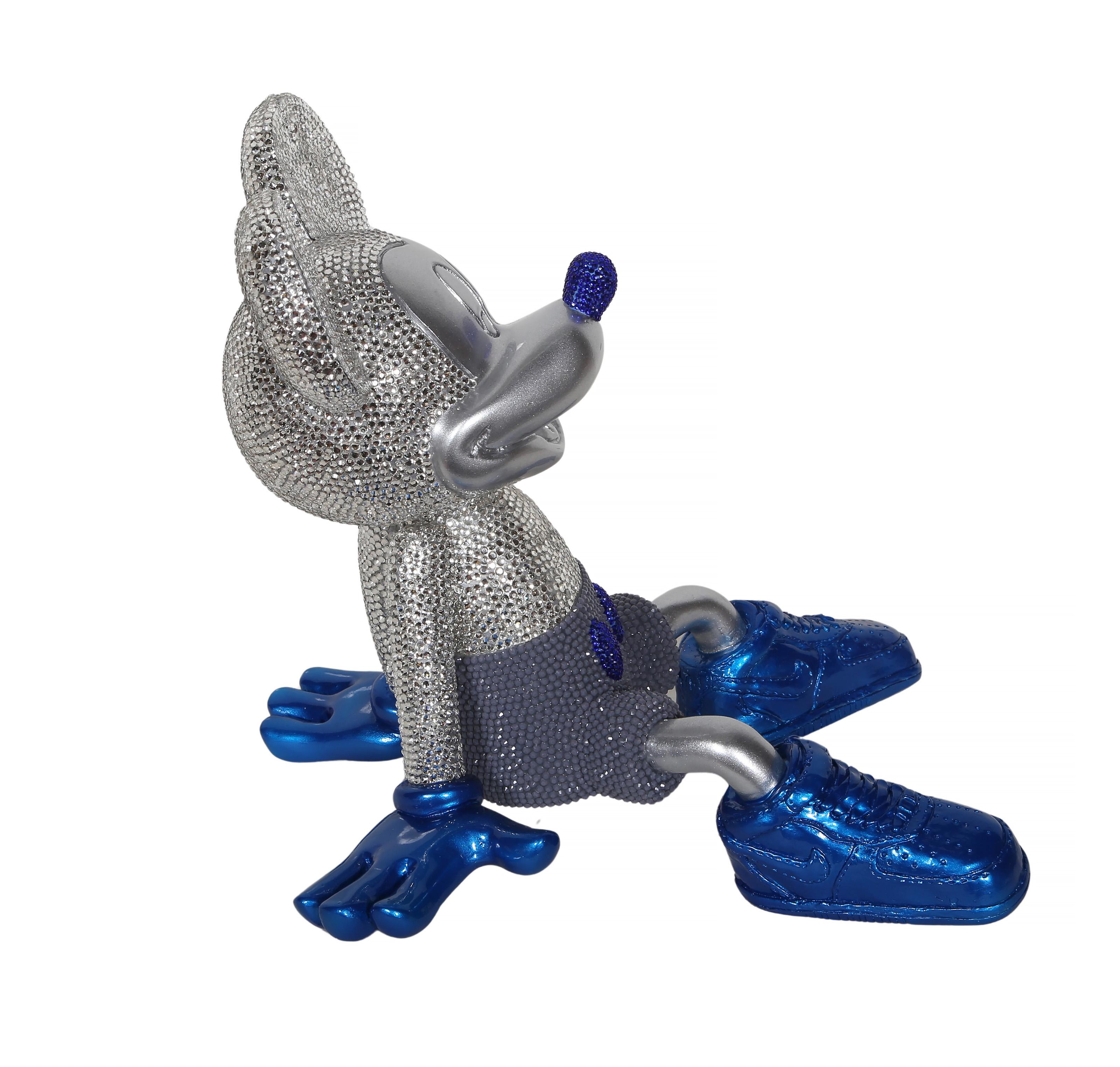 Mickey Mouse, Pop Art Resin and Aerosal Sculpture by Olga Patricia Lenis For Sale 2
