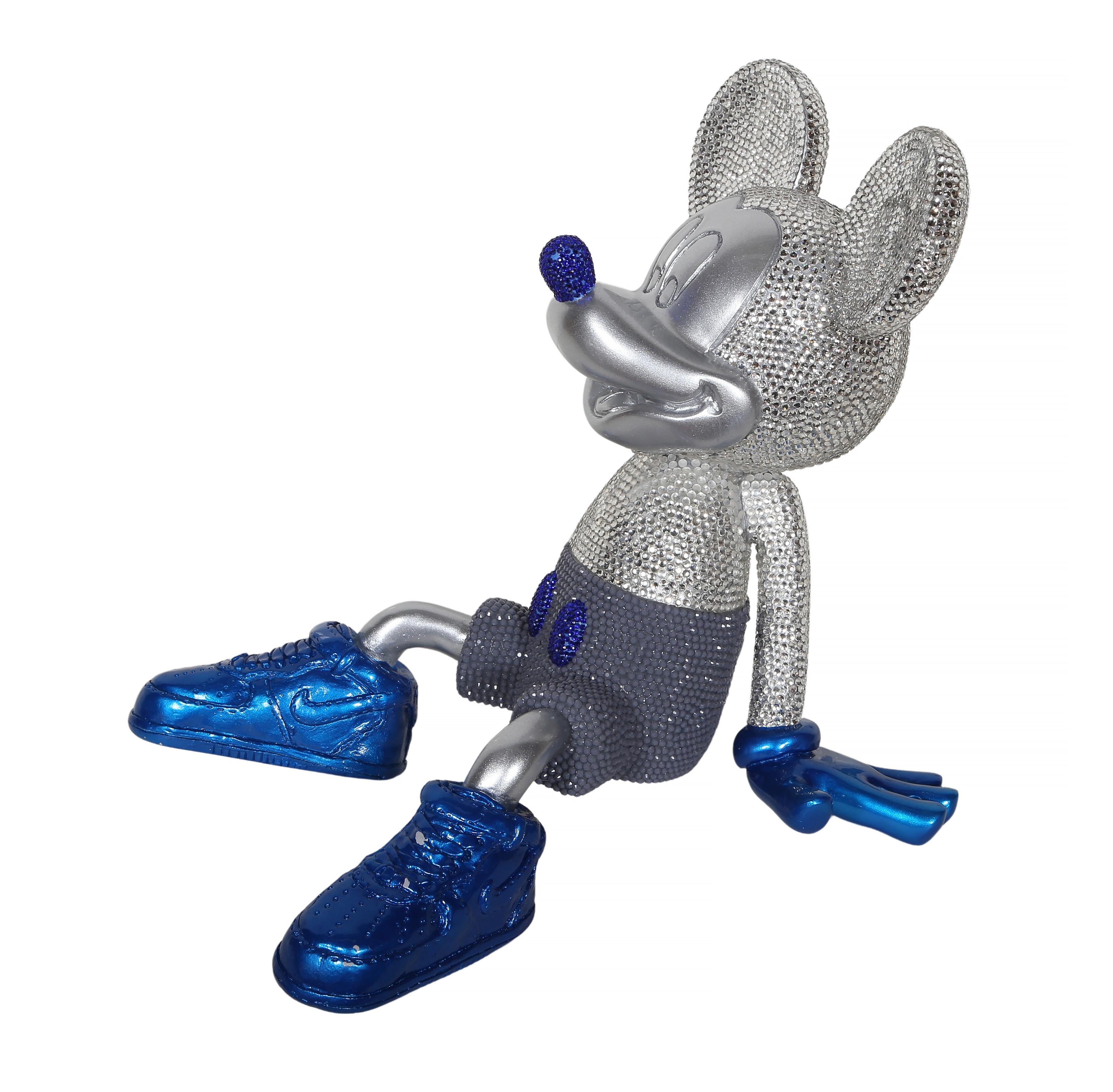 Mickey Mouse, Pop Art Resin and Aerosal Sculpture by Olga Patricia Lenis For Sale 4