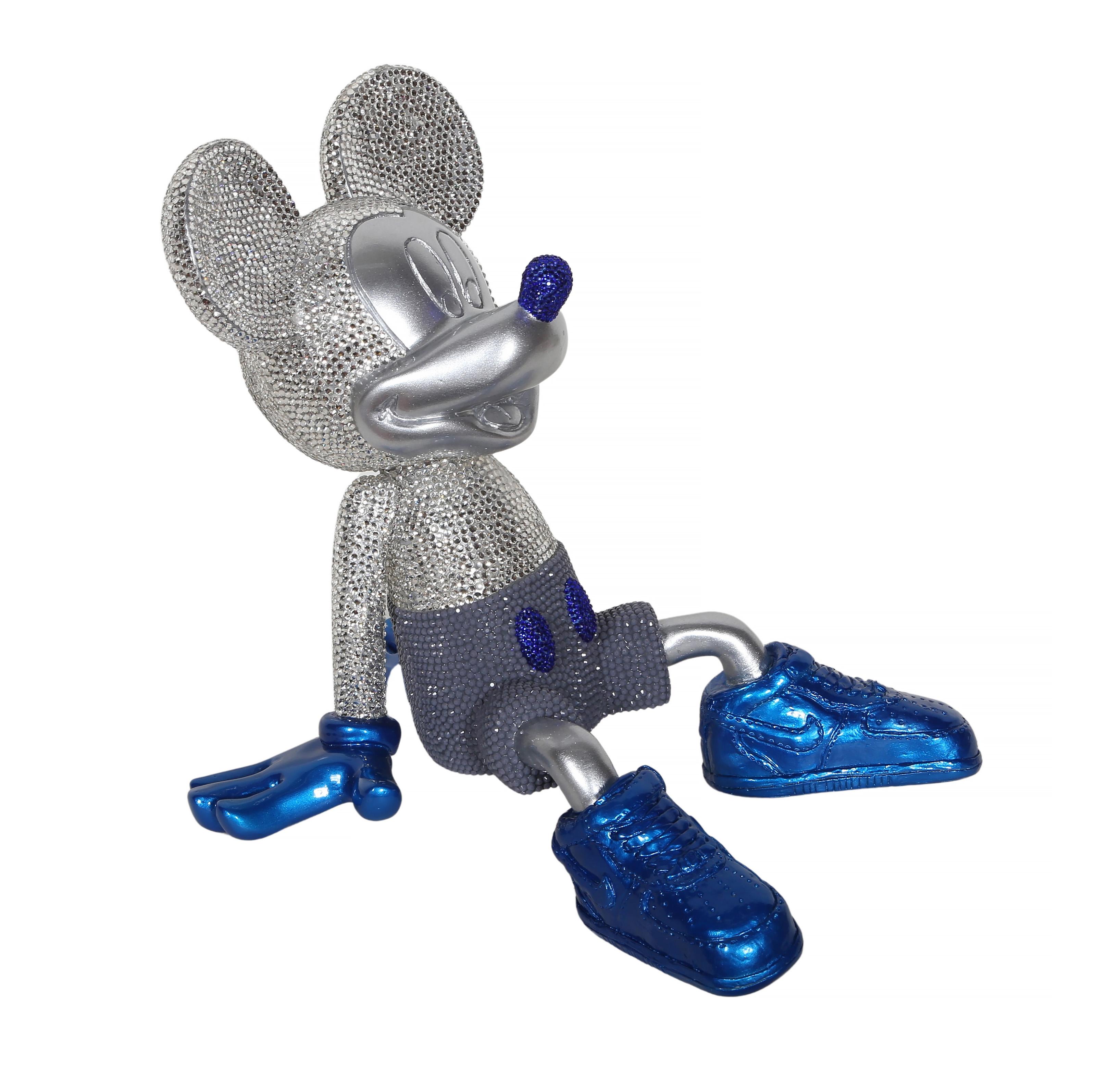 Mickey Mouse, Pop Art Resin and Aerosal Sculpture by Olga Patricia Lenis For Sale 5