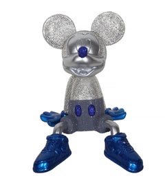Mickey Mouse, Pop Art Resin and Aerosal Sculpture by Olga Patricia Lenis