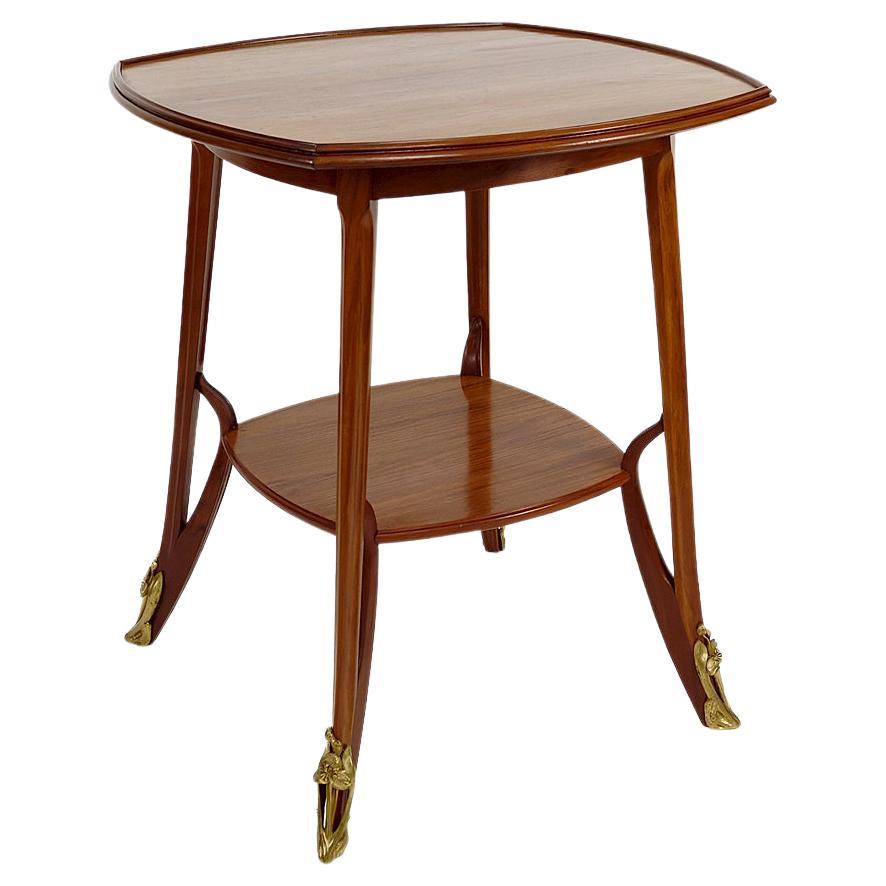 Olga Pedestal Table by Louis Majorelle, France, circa 1900 For Sale