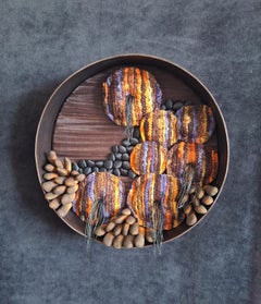 Giardino notturno. "Serie "Giardini immaginari