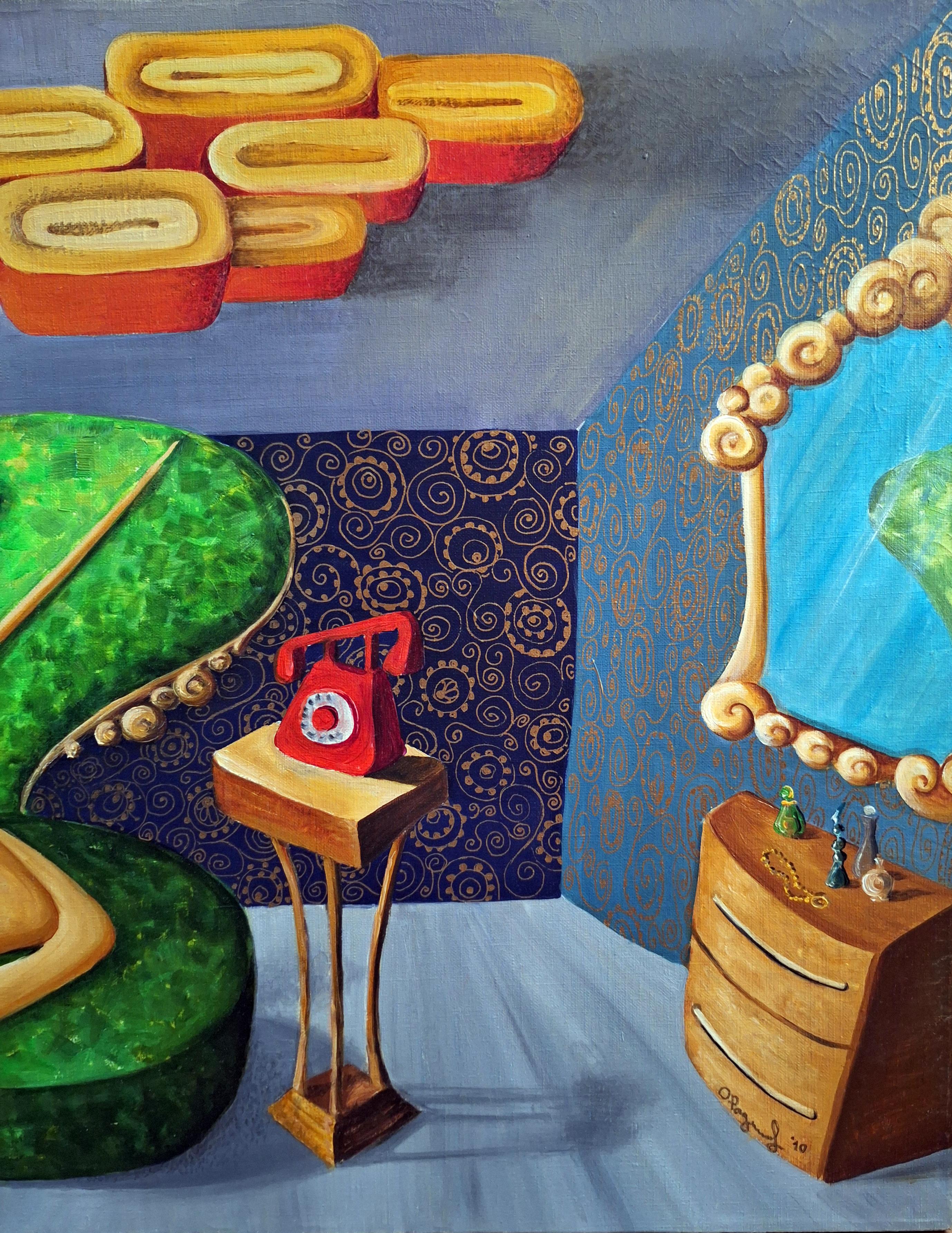 Appelez-moi, s'il vous plaît. - Painting de Olga Radionova