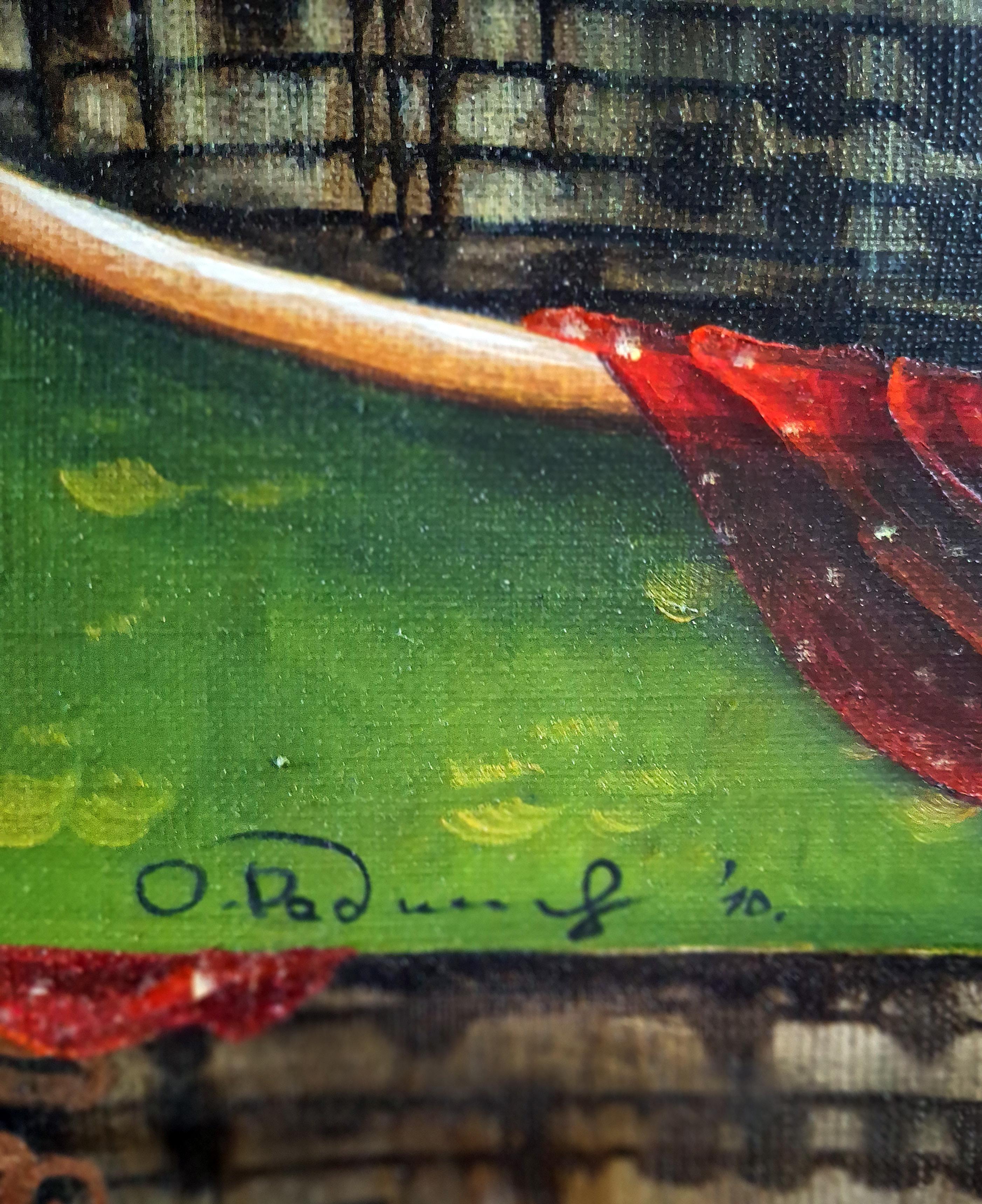 I was offended. - Black Interior Painting by Olga Radionova