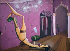 Lady with a Letter Oil Painting, Figurative, Framed, 60x80 cm