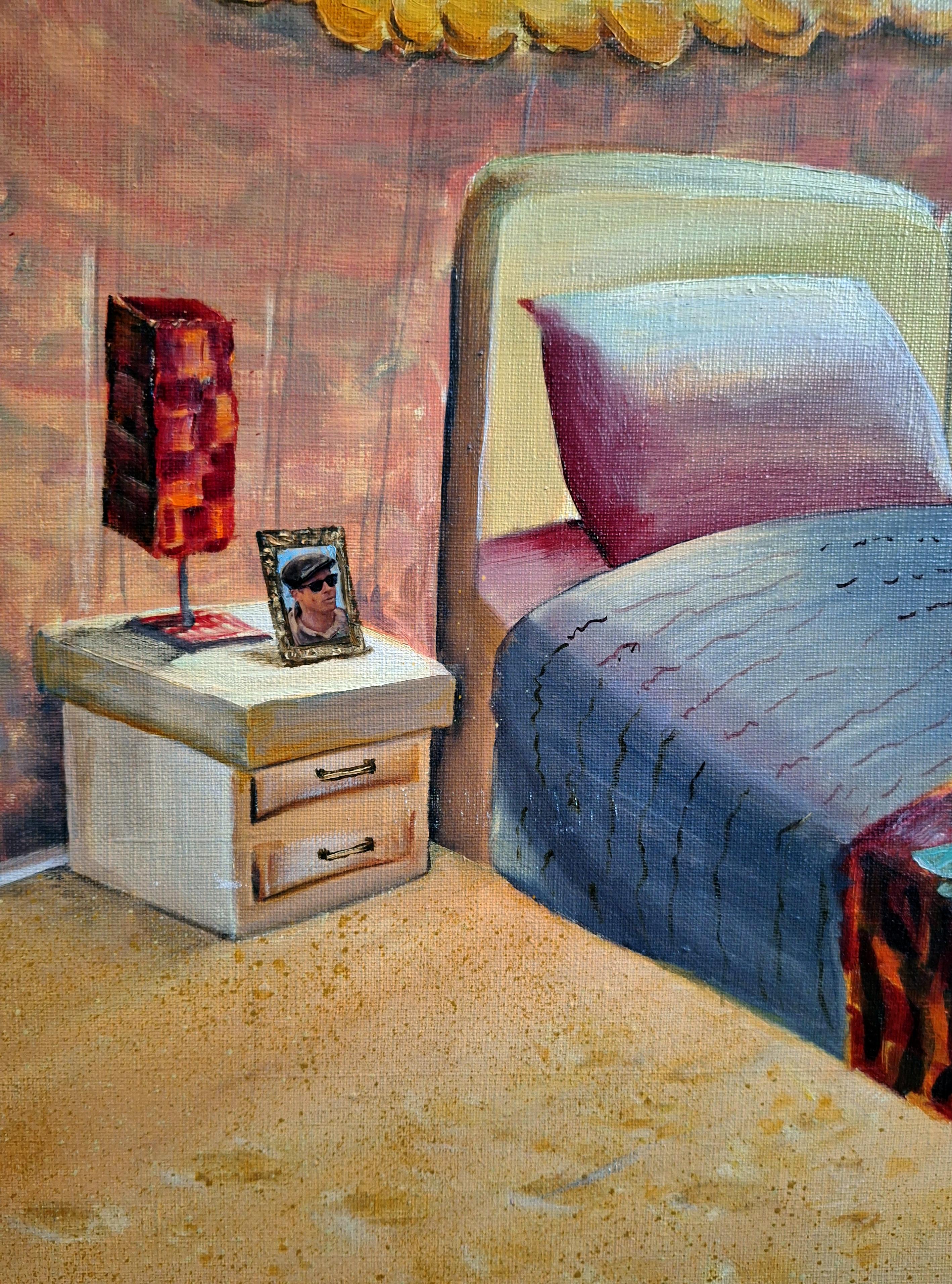 Nachtmeer (Surrealismus), Painting, von Olga Radionova