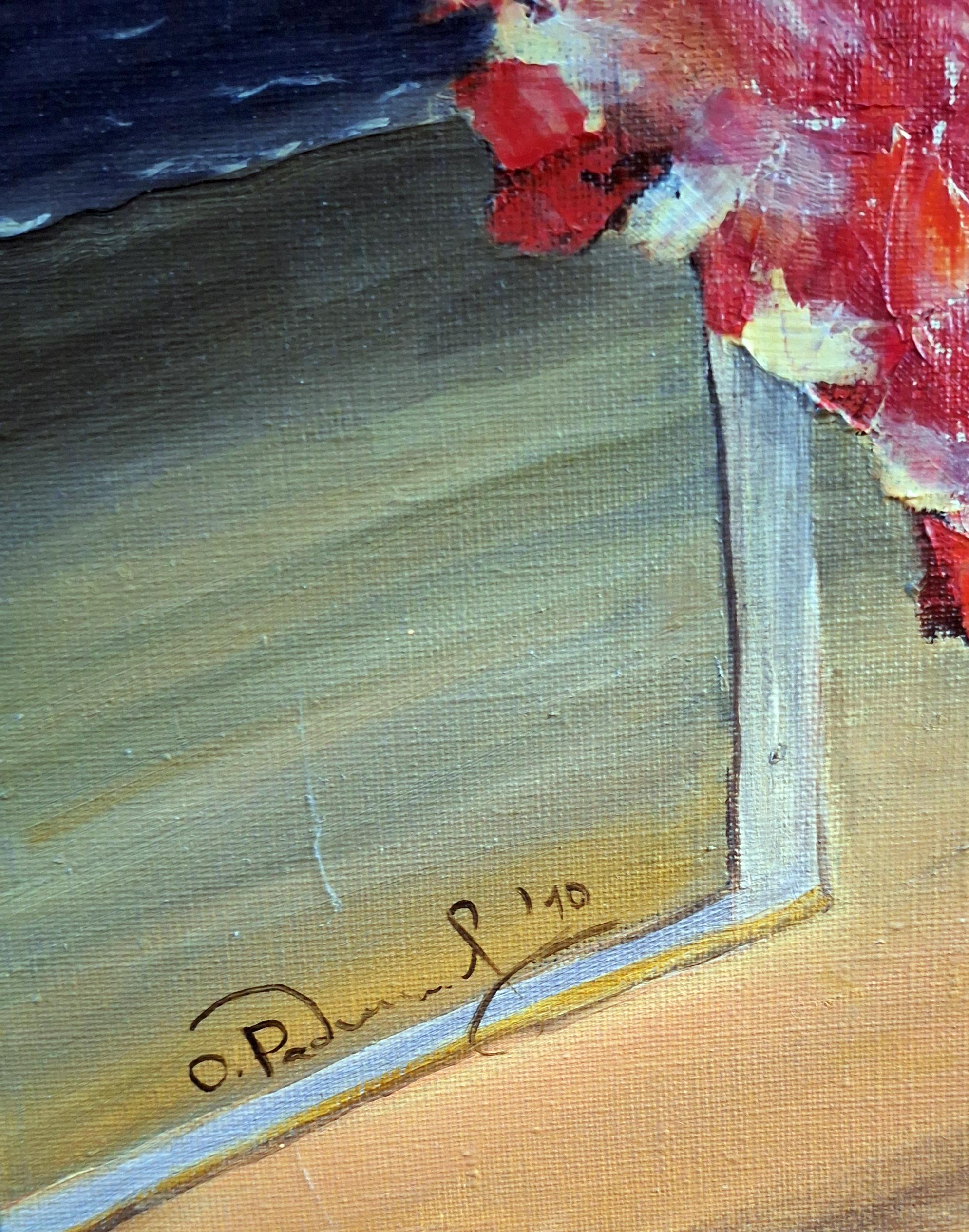 Nachtmeer (Braun), Figurative Painting, von Olga Radionova