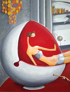 Star Wars Fan Painting, Framed Figurative Art, 60x80 cm, New