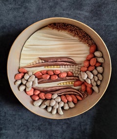 "Autumn Garden" Textile Sculpture, Contemporary, 2025, Unique Design