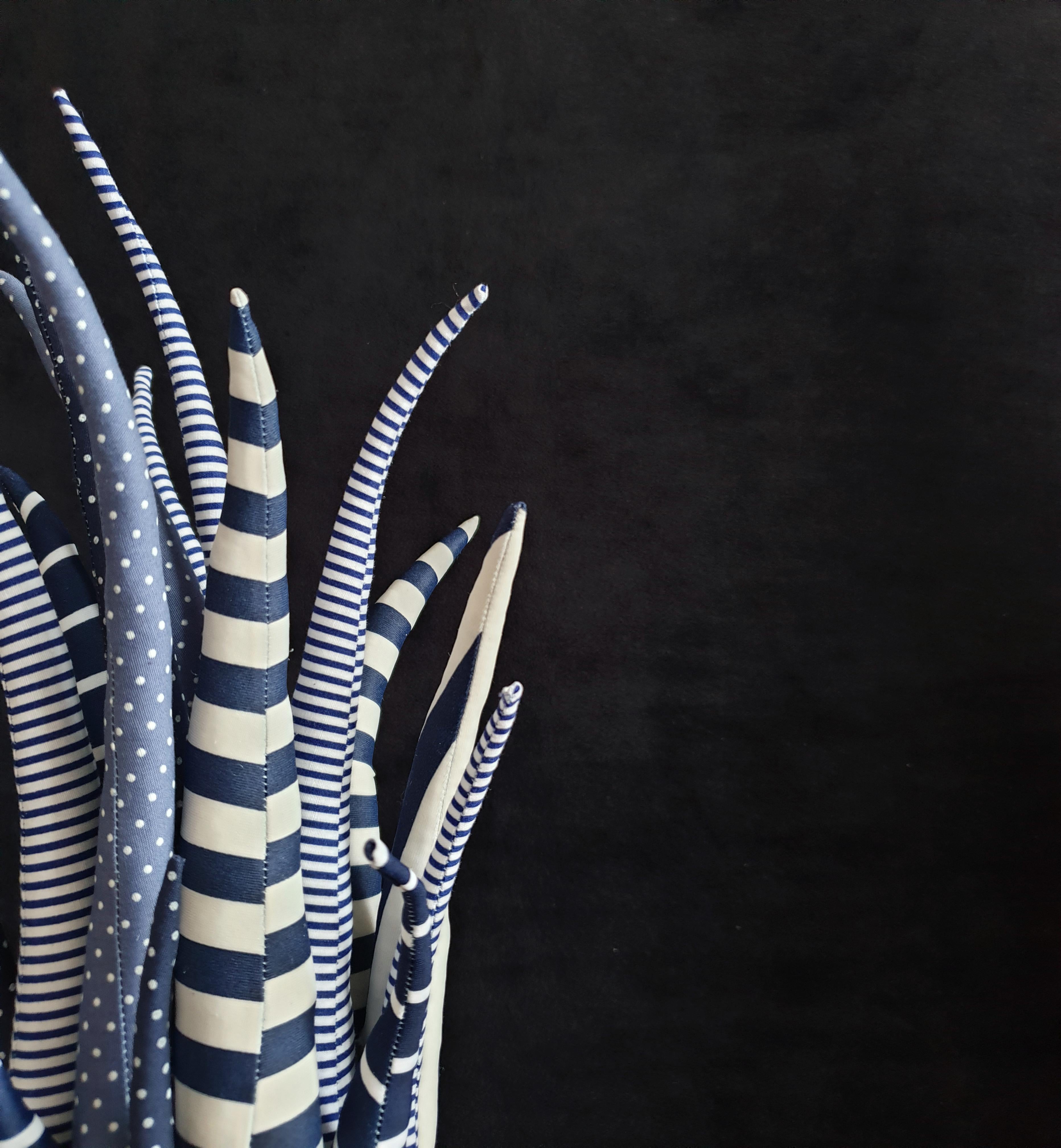 Blue Dous - Brown Still-Life Sculpture by Olga Radionova