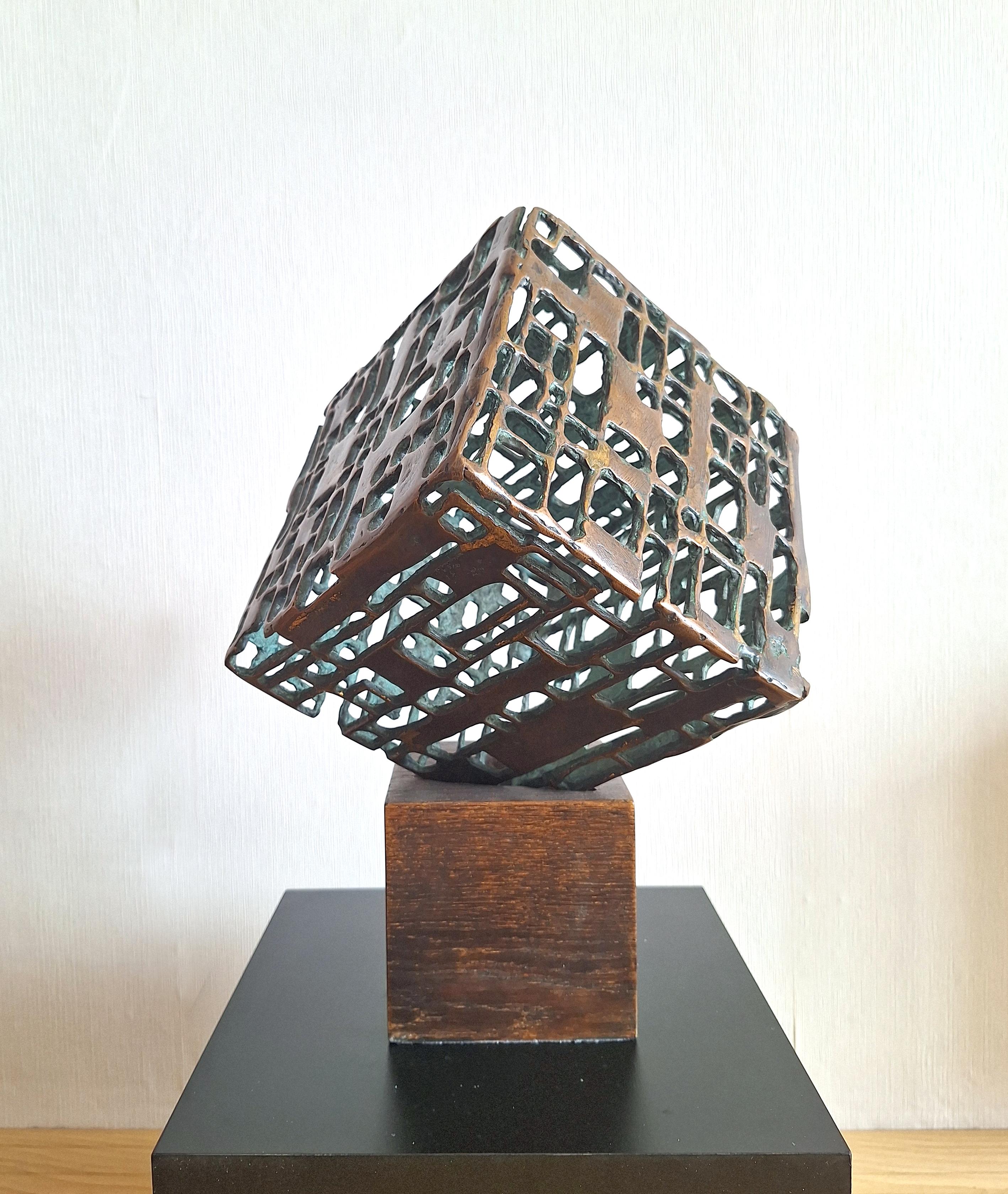 Olga Radionova Abstract Sculpture - Cube.
