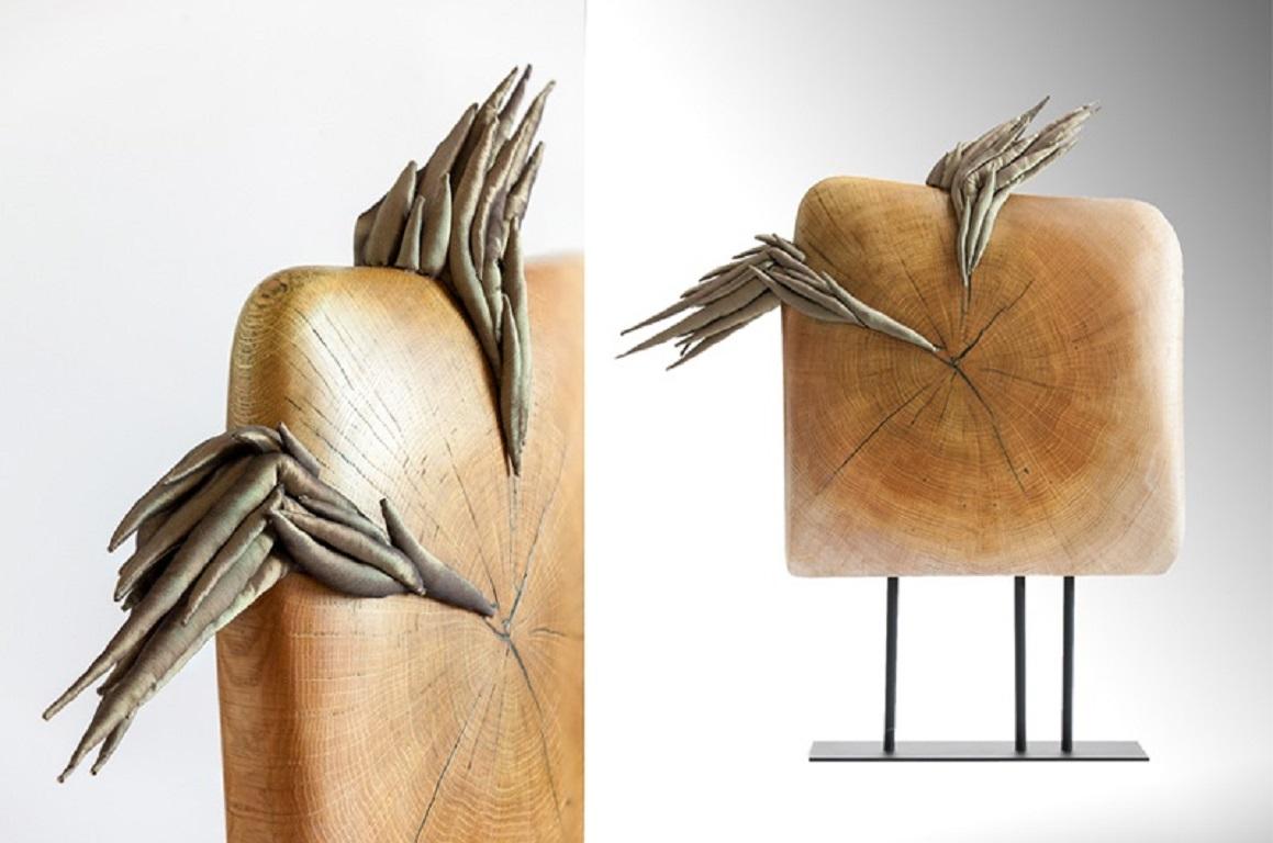 Tree of life series, Wings - Sculpture by Olga Radionova