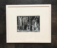 Künstlerin bei der Arbeit von Olga Reiwald - Gouache auf Papier 18x26 cm