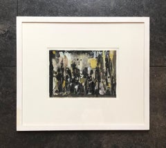 Gelber Punkt von Olga Reiwald – Aquarell