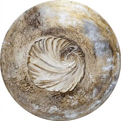 Nautilius, Paesaggio a tecnica mista, acrilico su tela, 2026