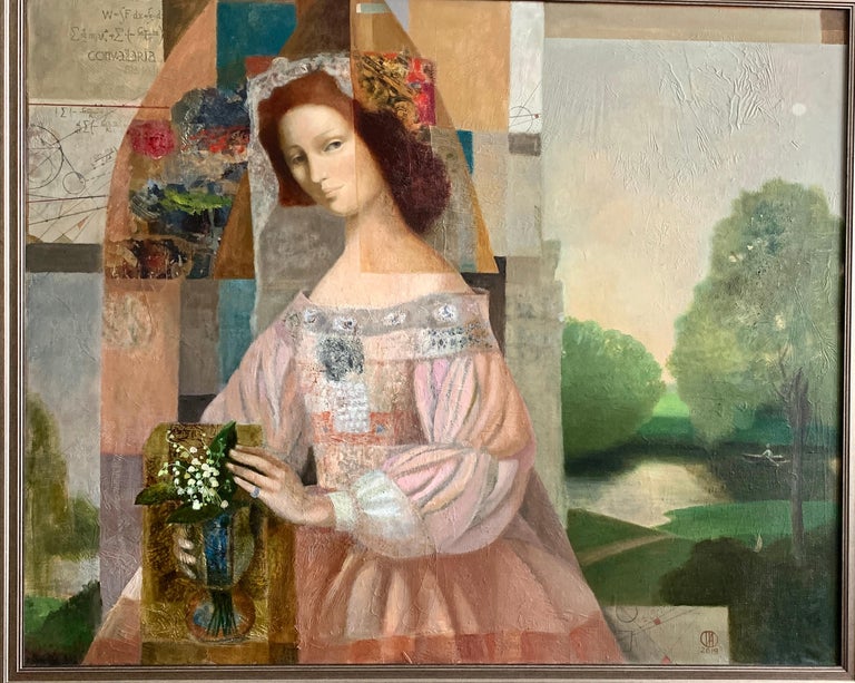 "Lily of the Valley" Oil Painting 31" x 39" inch by Olga Shvederskaya

