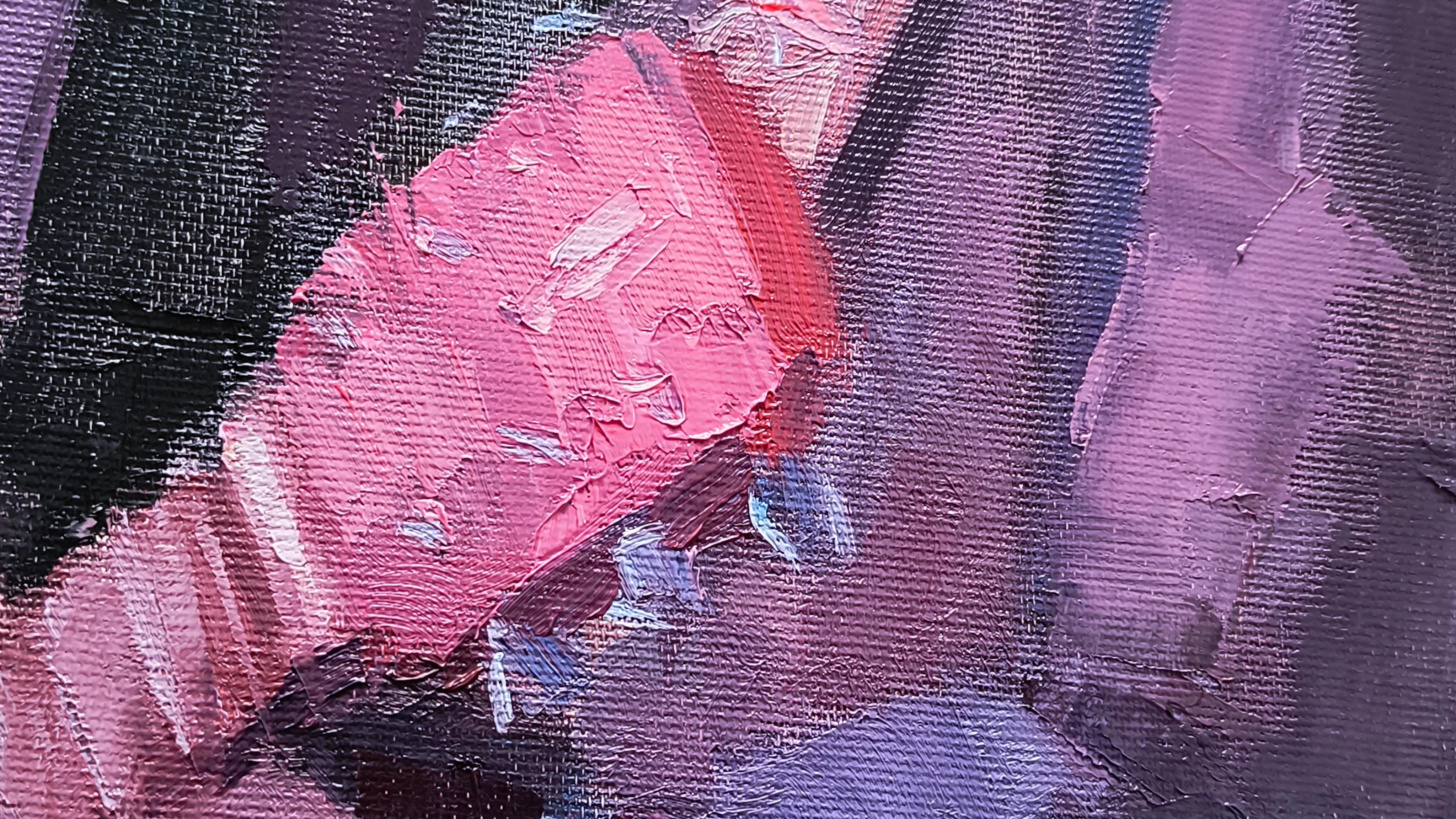 La musica del ritratto. Musica, ritratto, musicista, chitarra, pittura a olio. in vendita 4