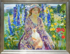 "July", Olga Suvorova, Oil on Canvas, Figurative Realism, Landscape, 37x46 
