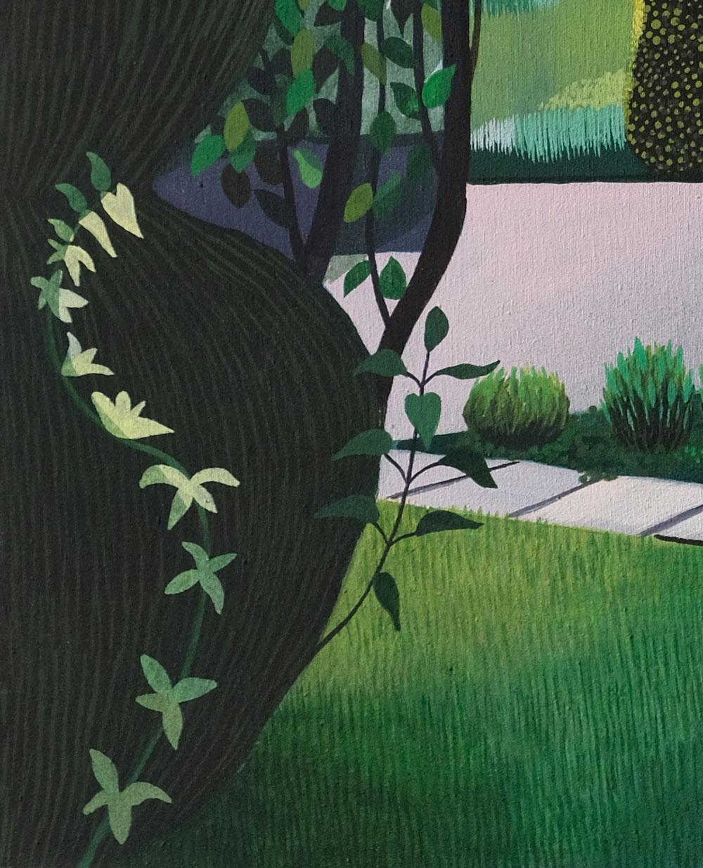 peinture minimaliste paysage