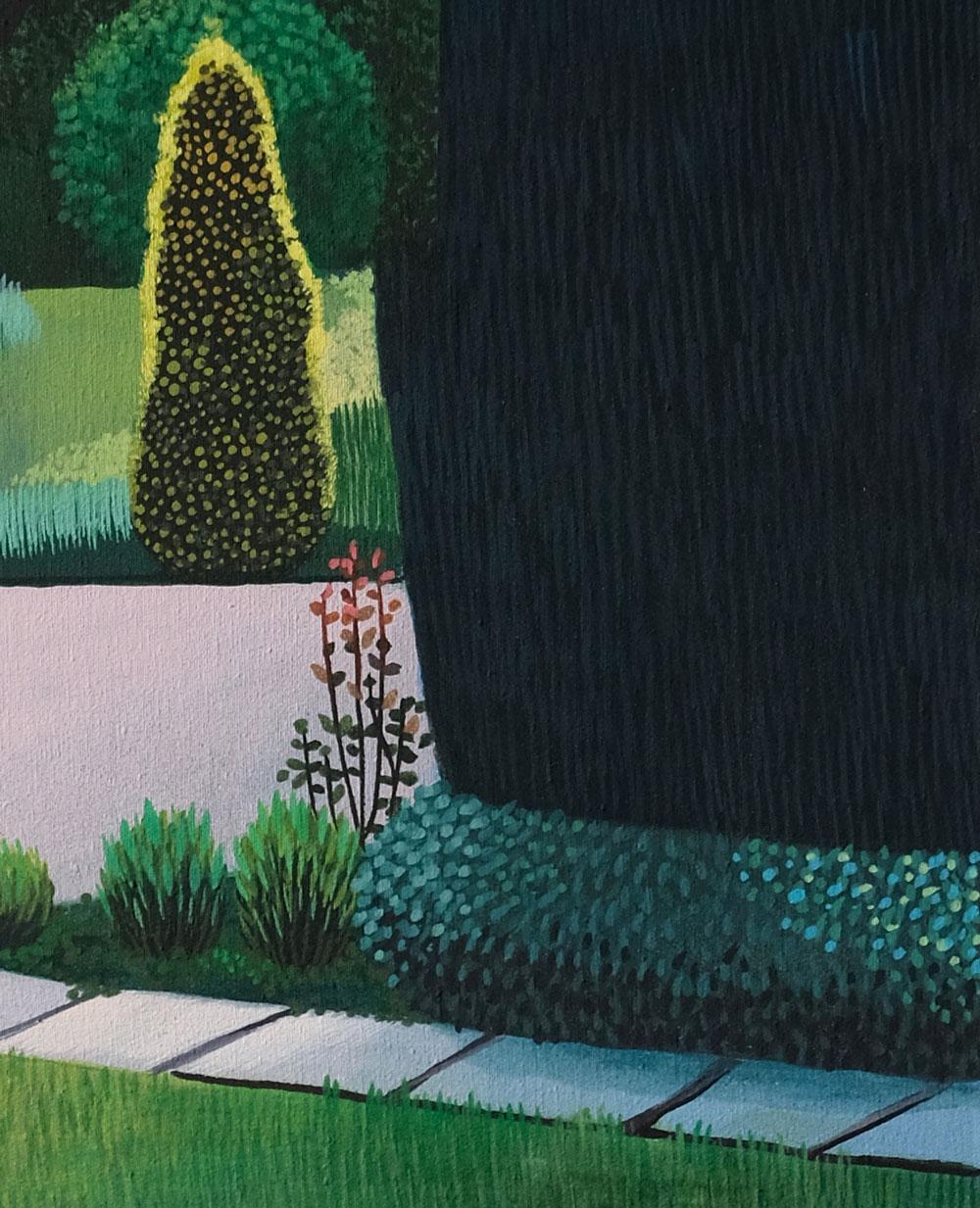peinture paysage minimaliste