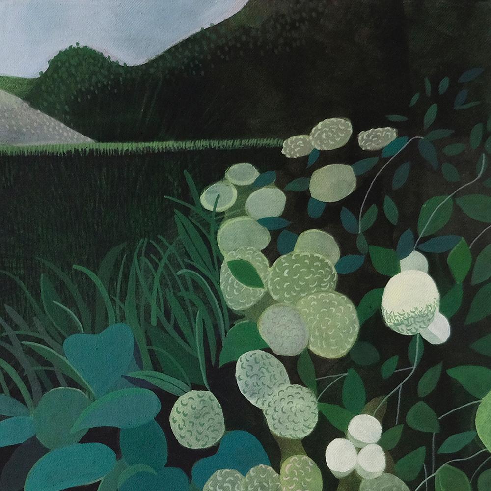Untitled (Zeitgenössische Serie) - Landschaftsmalerei, minimalistische Malerei (Minimalistisch), Painting, von Olga Szczechowska