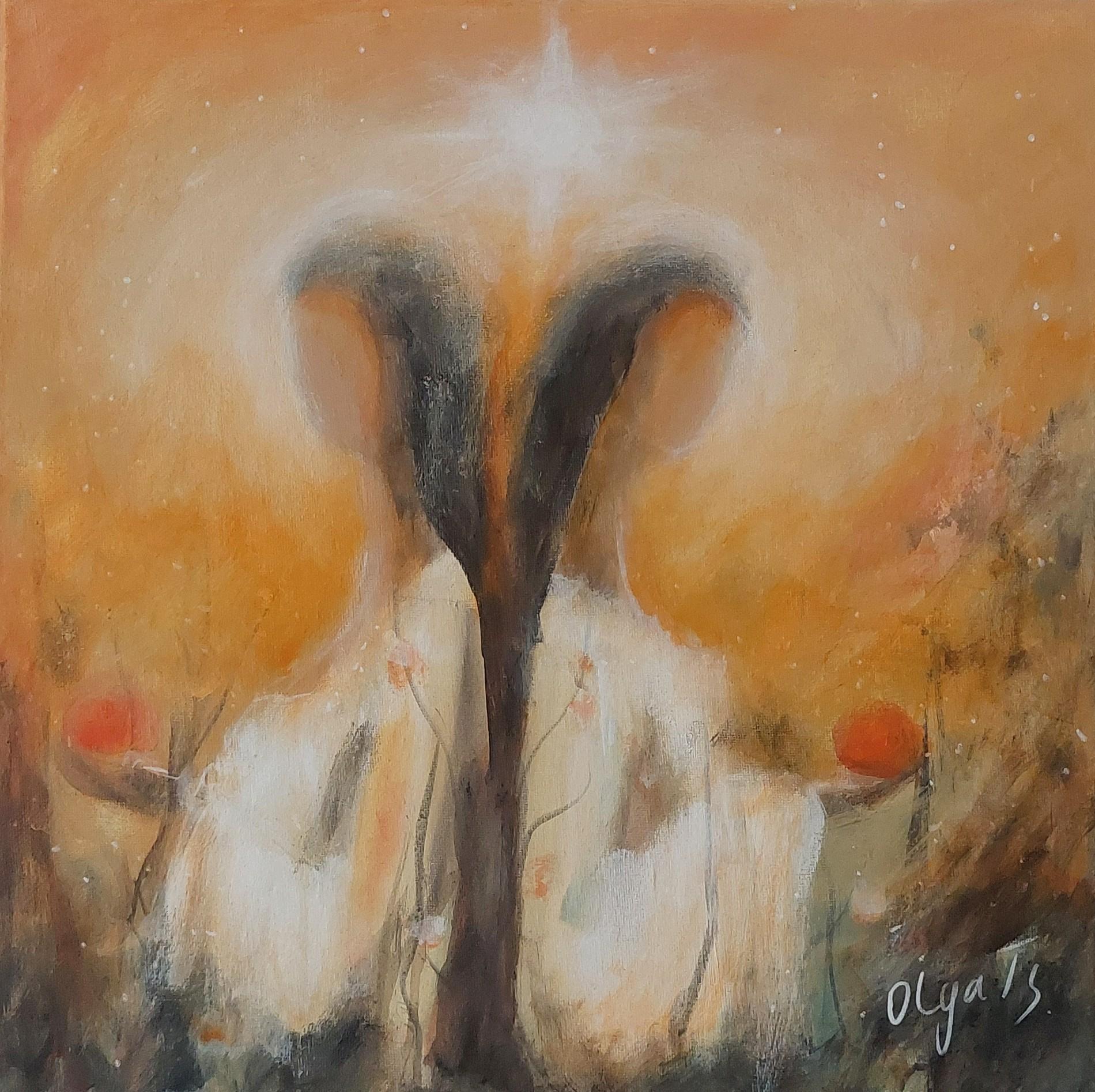 Olga Tsyhypko Landscape Painting - Creators of Their Own Reality