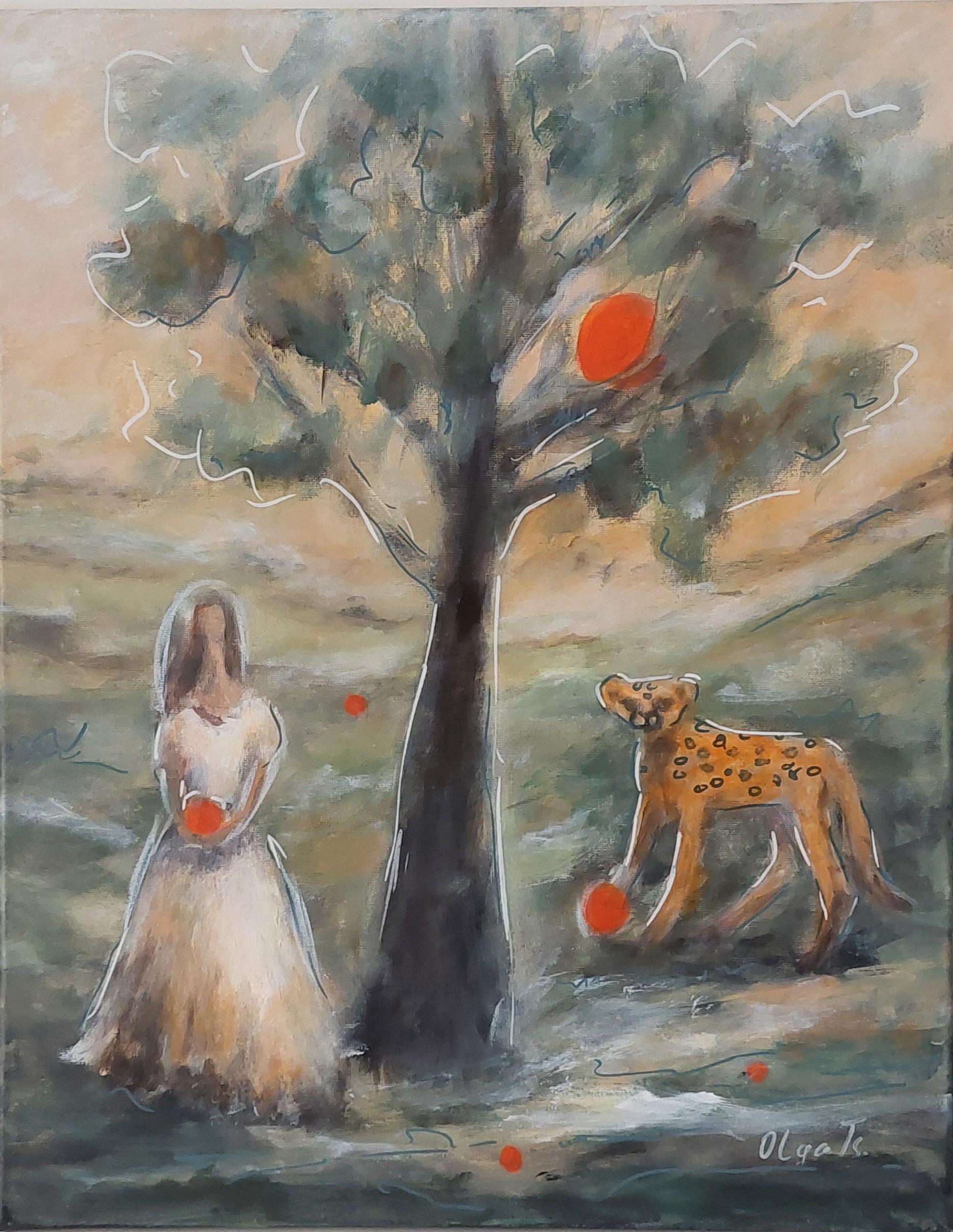Olga Tsyhypko Landscape Painting - The Harvest of One's Path