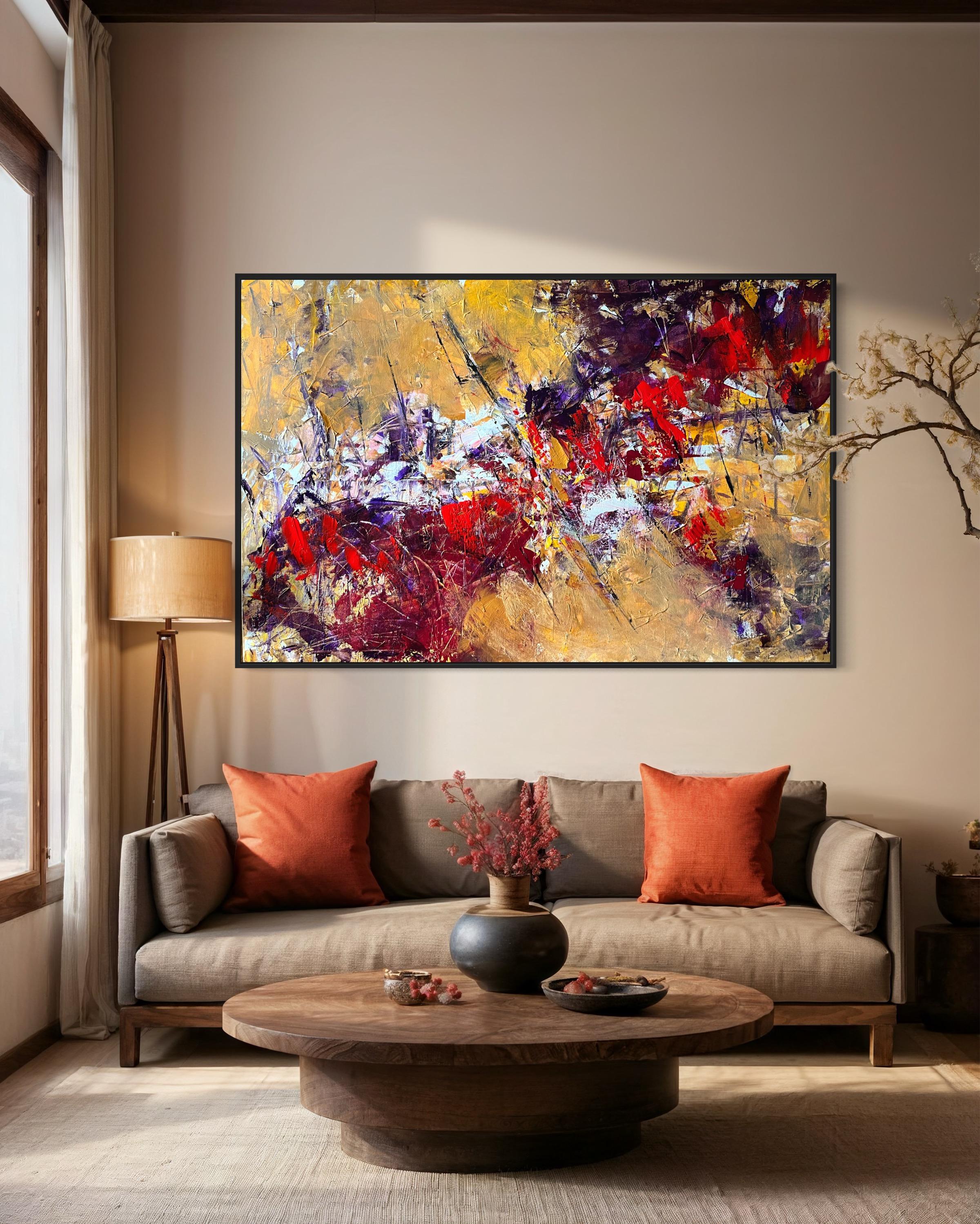 Painting:acrylic on canvas 
Original:One-of-a-kind Artwork
Painting size:80x120x2 cm 
Frame:Not Framed


 Olga Volha Piashko background is in fine and graphic arts, working in a wide range of styles and mediums. Her painting has evolved from