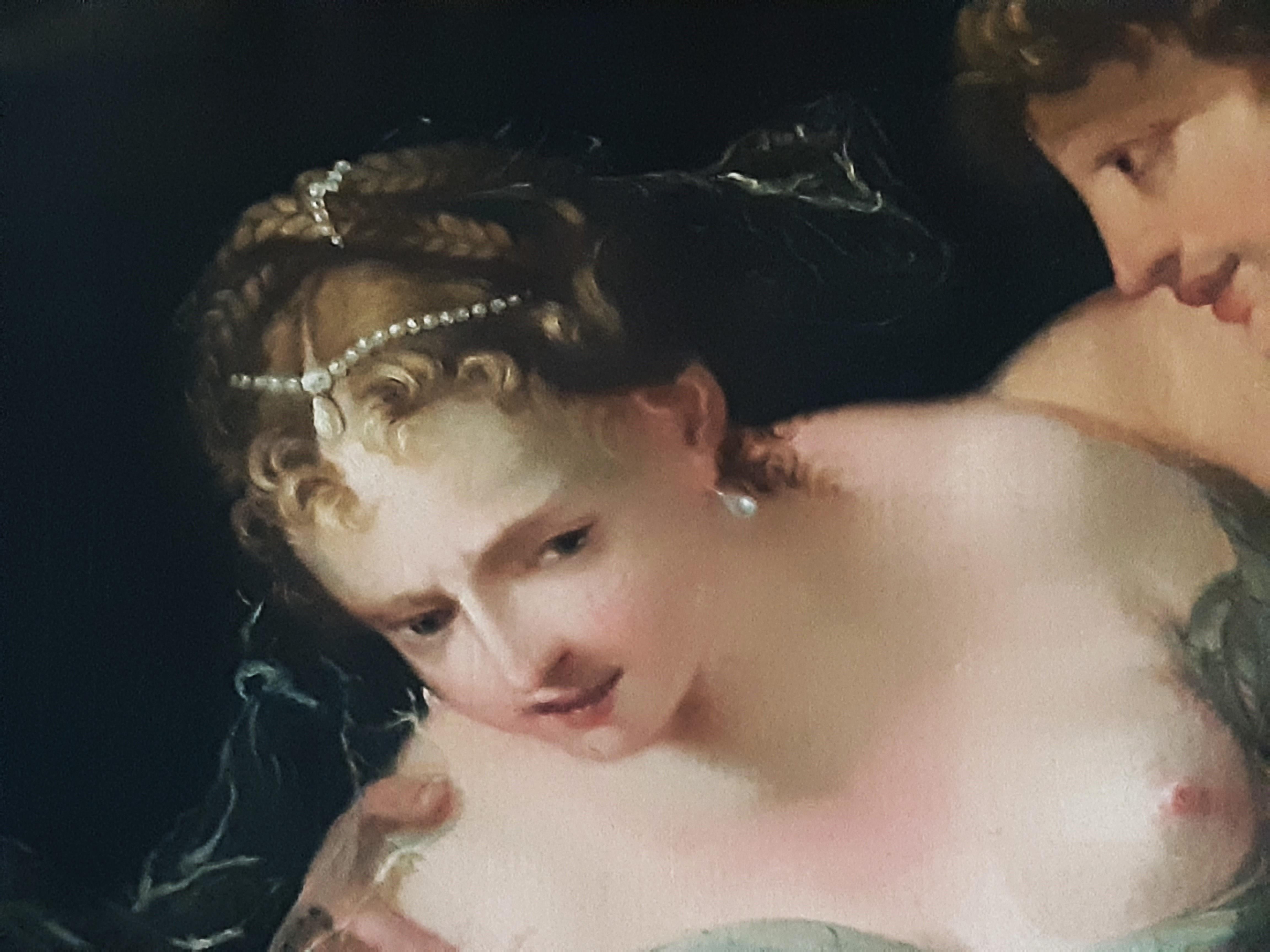 18th Century Erotisches Ölgemälde , 18. Jahrhundert 