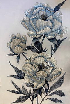 Fiori di pietra con lapislazzuli