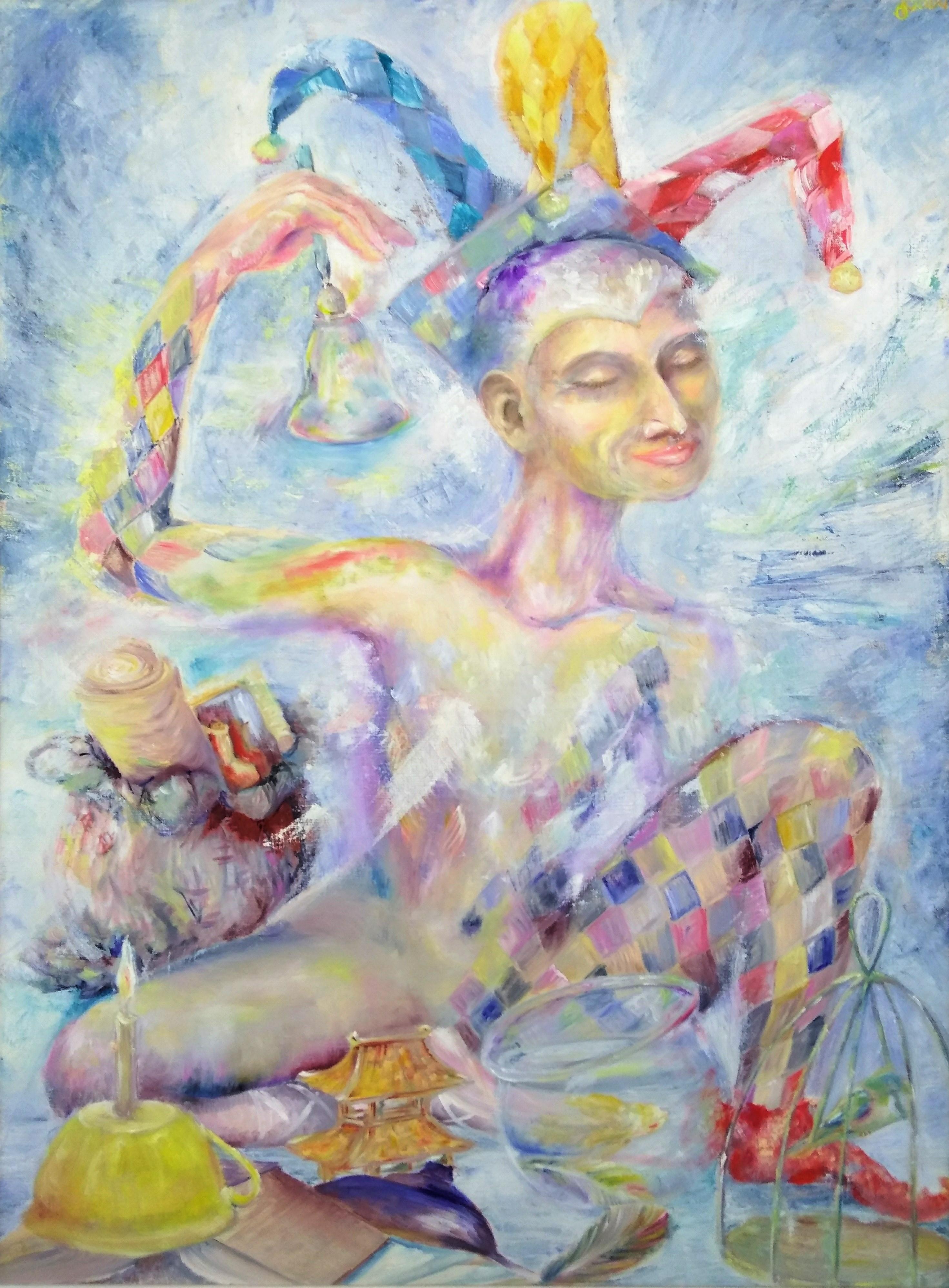 Still-Life Painting Olha Kizub - Durisvit, qui a sonné la cloche