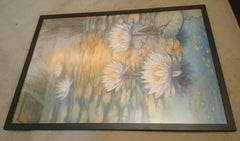 Lilies, Original Landscape Painting, Pastel on Paper, 2026