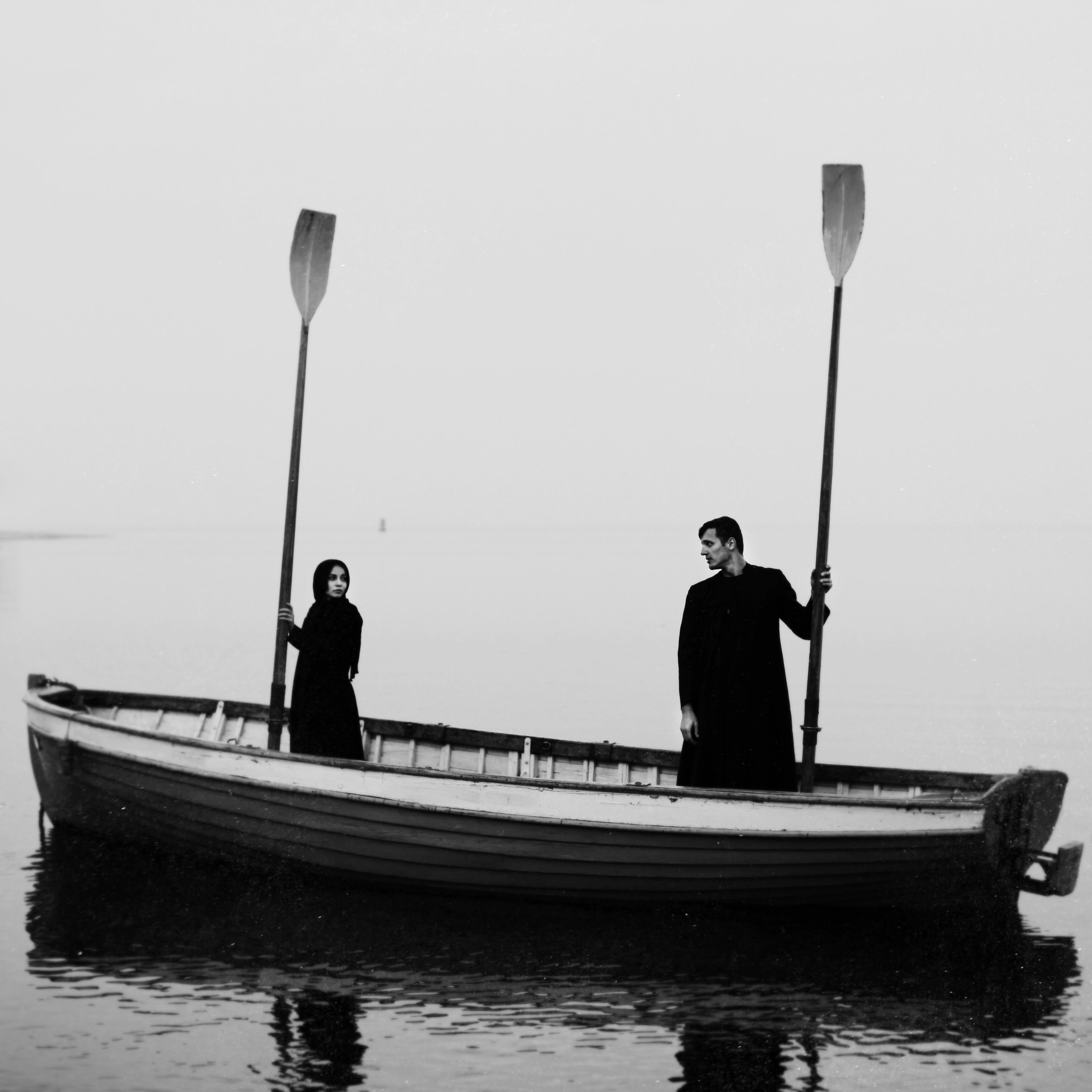 "About Love" Black & White Photography 39" x 39" in Ed. of 3 by Olha Stepanian