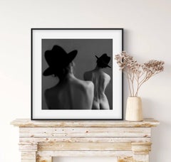 "Ahead of me" Black & White Photography 39" x 39" in Ed. 1/3 by Olha Stepanian