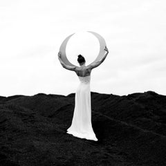 "Angel" Black & White Photography 39" x 39" in Edition of 3 by Olha Stepanian
