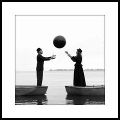 "Black Moon" Black & White Photography 31" x 31" in Ed. of 7 by Olha Stepanian