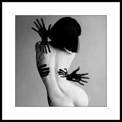 "Embrase" Black & White Photography 31" x 31" inch Edition 2/7 by Olha Stepanian